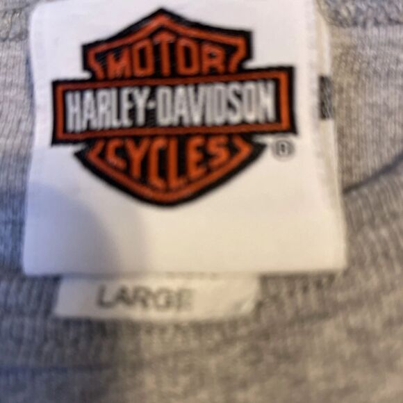 Harley Davidson Chicks Rule Lansing Lace  Trim Tank Top Made In USA Women Large - Picture 4 of 4